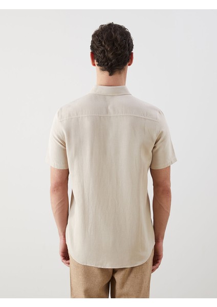 Yeni Sezon Regular Fit Kisa Kollu Erkek Gomlek - S5JQ90Z8