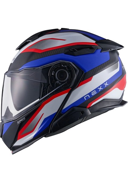 X.lıfetour Pro Mıle Mat Mavi-Kırmızı Kask