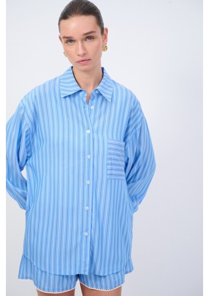 Moda Tutkusu Çizgili Gömlek