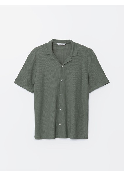 Yeni Sezon Regular Fit Kisa Kollu Erkek Gomlek - S5EC97Z8