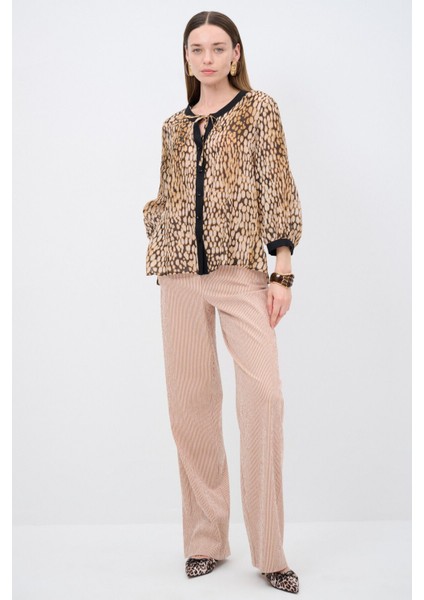 Leopar Desenli Bluz fırsatları