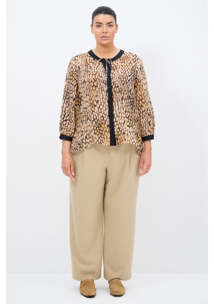 Leopar Desenli Bluz indirimleri