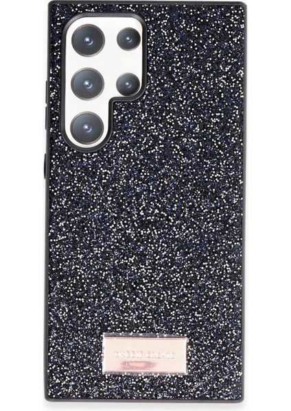 Onegif Samsung Galaxy S23 Ultra Bright Simli Kapak - Siyah Bstmy