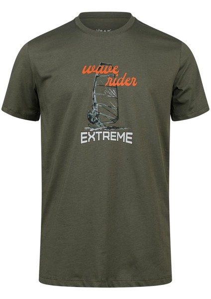Alex Baskılı Erkek Sıfır Yaka T-Shirt 042