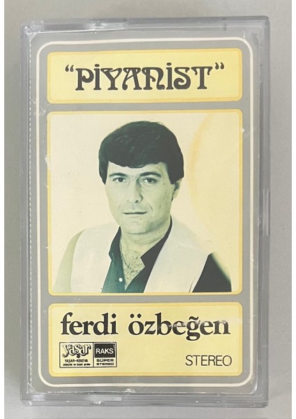 Ferdi Özbeğen Piyanist Kaset (Orjinal Dönem Kağıt Baskı Kaset)