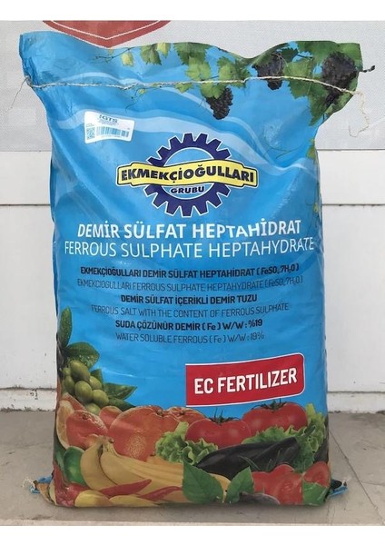 Ekmeçioğulları Demir Sülfat Heptahidrat 25 kg