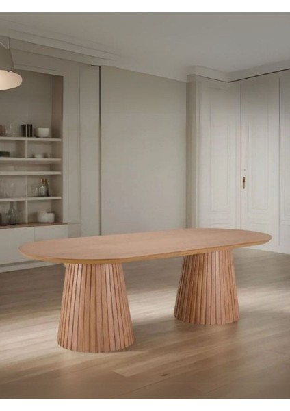 Bohenza Sabit Ahşap Yemek Masası 90X180