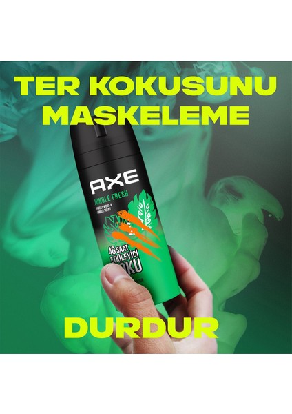 Erkek Sprey Deodorant Jungle Fresh 48 Saat Etkileyici Koku 150 ml X3 Adet modelleri