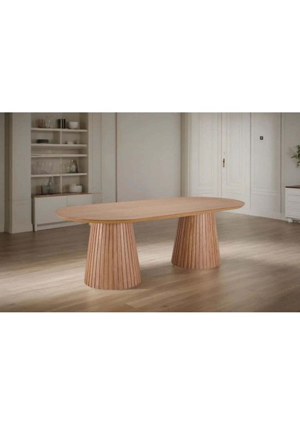 Bohenza Sabit Ahşap Yemek Masası 90X180