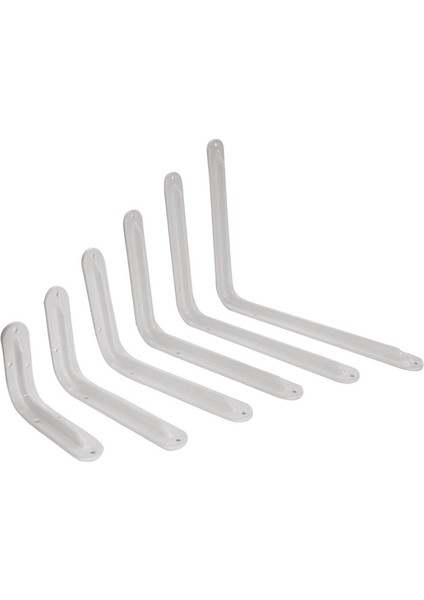 BA301 Beyaz 5x6 cm Lüks Raf Altı 4 Adet