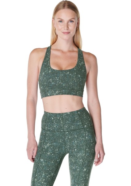 Super Soft Reversible Kadın Yeşil Yoga Bra