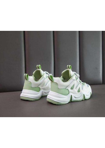 Junisteps Şık Tasarım Günlük Yürüyüş Koşu Çocuk Spor Ayakkabı - Yeşil fiyatları