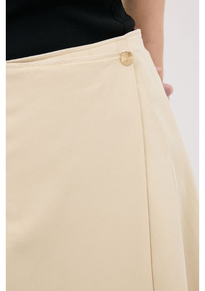 Pileli Midi Etek Bej 12744992000