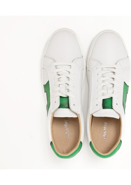 Erkek Sneaker ( Günlük) RC-25Y-088-MSANTO John May Beyaz-Yeşil