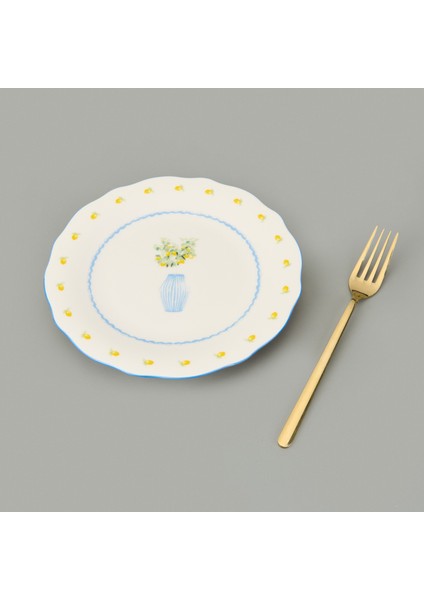 Kitchen Limecello Porselen Pasta Tabağı - Renkli - 20 cm fiyatları