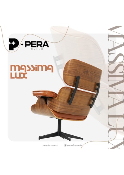 Massima Lux Berjer ve Puf (Hakiki Deri)