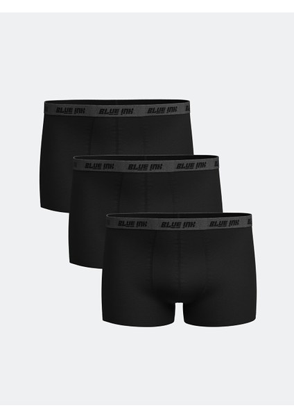 Yeni Sezon Standart Kalip Pamuklu Esnek Erkek Boxer 3'lu - S5I813Z8