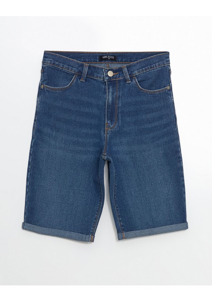Yeni Sezon Dar Fit Kadin Jean Sort - S5DN09Z8