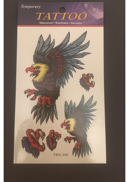 Kartal Temalı Geçici Dövme fiyatları