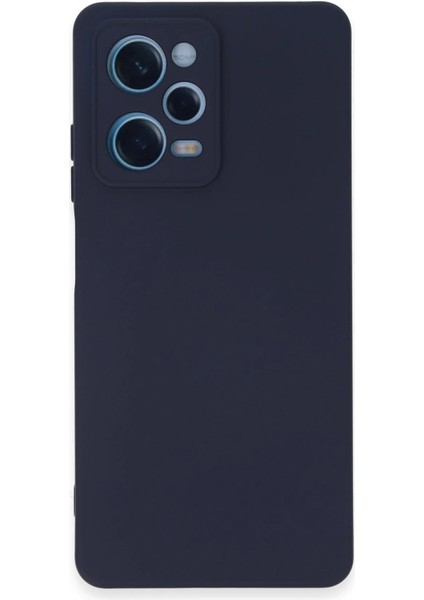 Xiaomi Redmi Note 12 Pro 5g Kılıf Nano Içi Kadife Silikon - Lacivert Bstmy