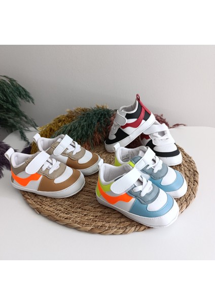 Minilkabebe Funny Premium 7306 Unisex Spor Bebek Ilk Adım Patik Ayakkabı 17-18-19 Numara
