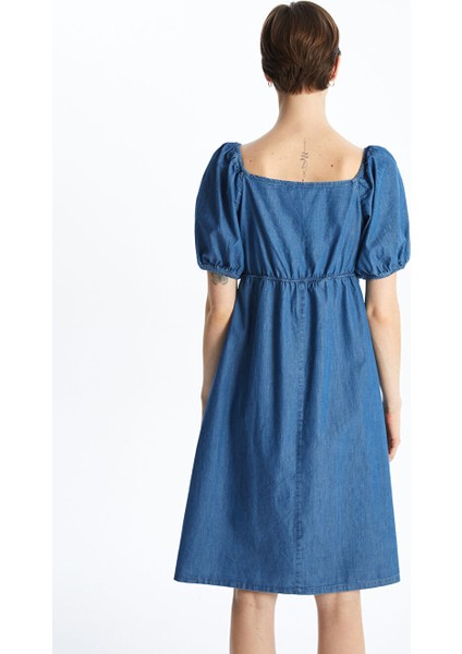 Yeni Sezon Duz Buzgulu Kadin Jean Elbise - S5KR83Z8 fırsatları