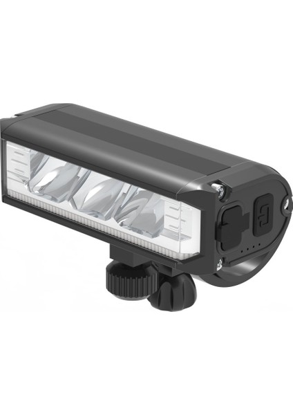 Lumomax Beam 3 Bisiklet Ön Far – 900 Lümen, 3 Led, Şarjlı, Gidon Montajlı