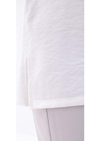 Ekru-Basıc Sıfır Kol Içlik Tunik indirimleri