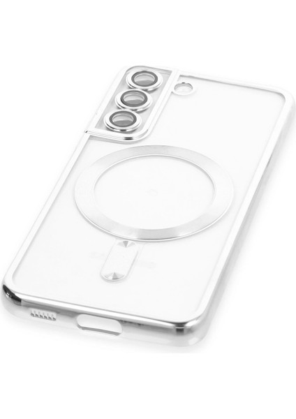 Samsung Galaxy S22 Kılıf Kross Magneticsafe Kapak - Gümüş Bstmy fırsatları