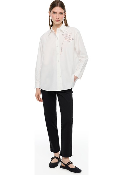 Beyaz Bowens Regular Fit Uzun Kol Gömlek modelleri