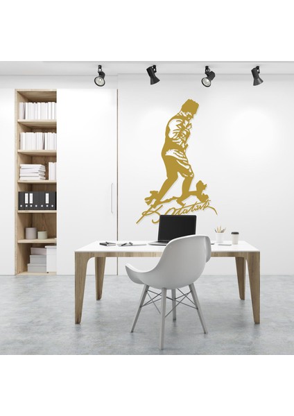 Metal Atatürk Duvar Tablosu, Kocatepe Tablosu, Atatürk Portresi, Ev & Ofis Dekoru