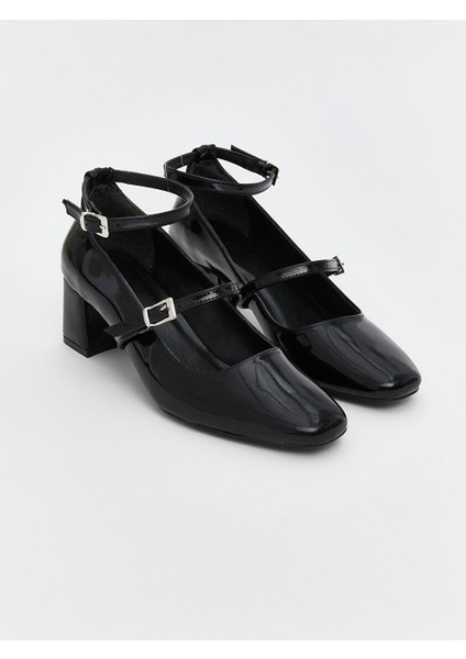 Kare Burun Kadın Topuklu Ayakkabı (S5)