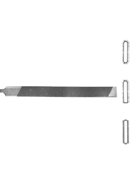 EĞM1K08 8’’ 1 Kenarı Yuvarlak Mil Eğe