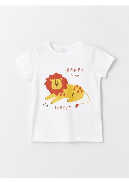 Bisiklet Yaka Kısa Kollu Baskılı Erkek Bebek Pijama Takımı (S4) fiyatları