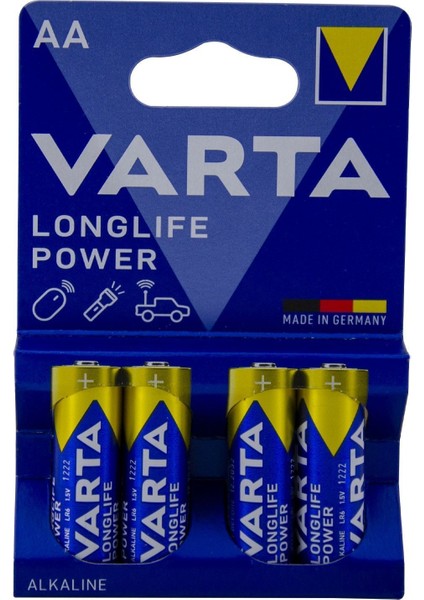 Longlife Power Aa Kalem Pil 4 Adet (Yeni Seri)