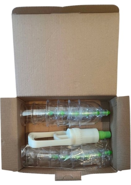 12 Li Hacamat Kupa Seti. 1 2 Parmak Pompa Hediye