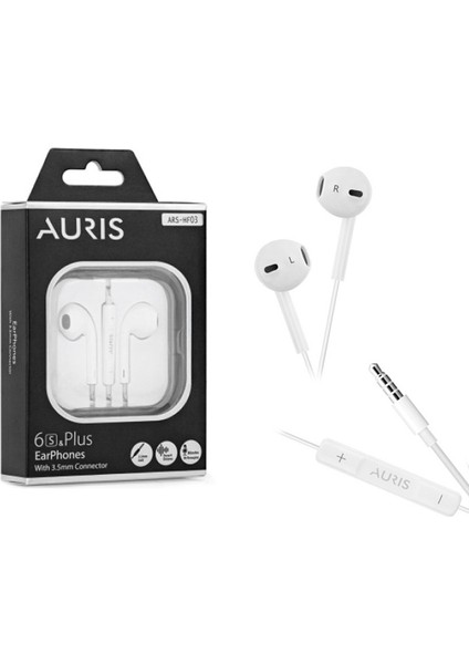 Auris HF03 3.5mm Jack Konektörlü Kablolu Kulaklık