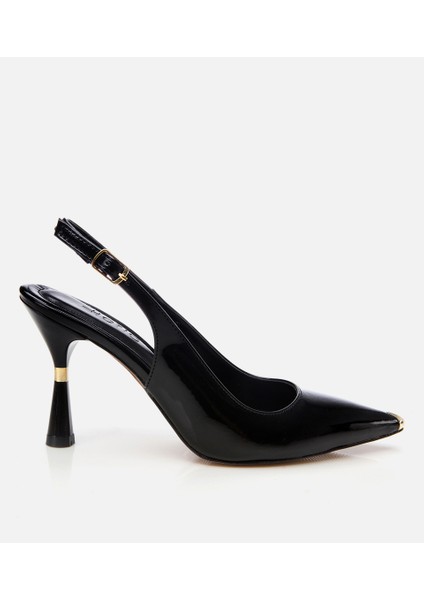 01AYH310520A100 KADIN Rugan Siyah Stiletto