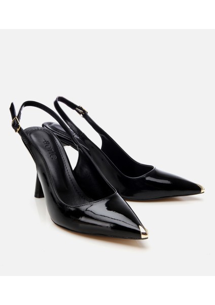01AYH310520A100 KADIN Rugan Siyah Stiletto