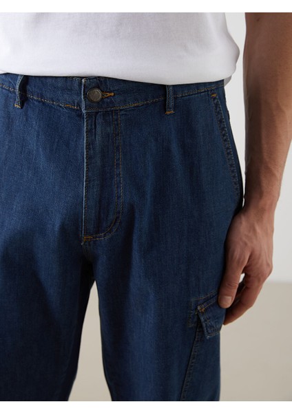 Yeni Sezon Standart Kalip Erkek Jean Sort - S5KD48Z8