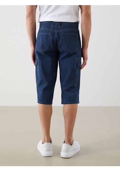 Yeni Sezon Standart Kalip Erkek Jean Sort - S5KD48Z8