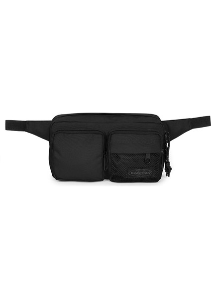 Double Crossbody Unisex Siyah Bel Çantası EK0A5BKX0081