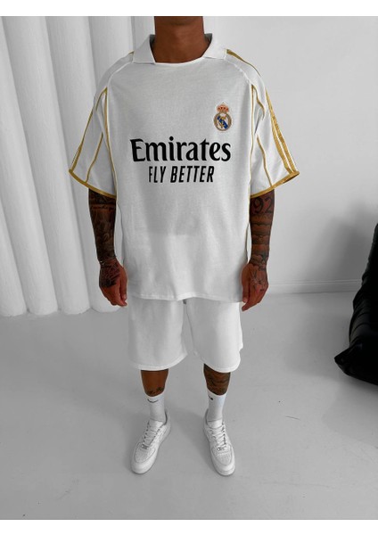 Real Madrid Gold Şeritli Premıumtaraftar T-Shırt fırsatları