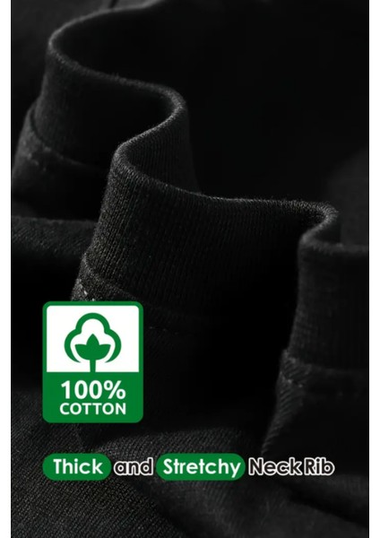 Beyaz Siyah Kırmızı 3'lü Basic Bisiklet Yaka T-Shirt fırsatları