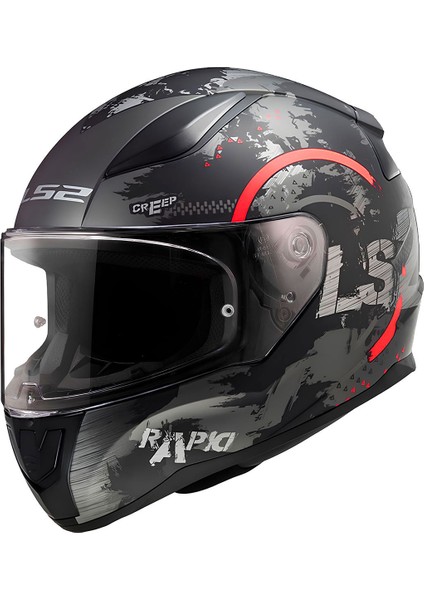 Rapıd 2 Cırcle Mat Siyah-Kırmızı Kask fiyatları