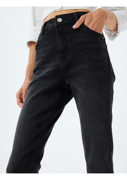 Yeni Sezon Yüksek Bel Kot Pantolon Dar Paça Push Up - Skinny Push Up Fit Jean