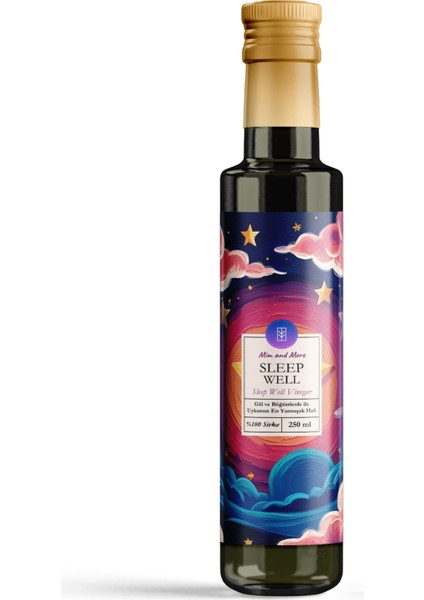 Sleep Well Sirke – Gül ve Böğürtlen Özlü, Doğal, Katkısız Gece Sirkesi, 250 ml