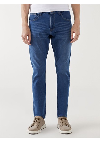 Yeni Sezon Slim Fit Erkek Jean Pantolon - S5KK68Z8 fiyatları
