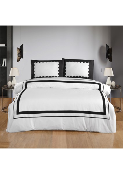 Soft Blanco Çift Kişilik Nevresim Takımı - Beyaz