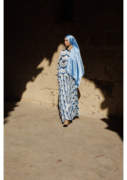 Mavi Diamond Aura Şal